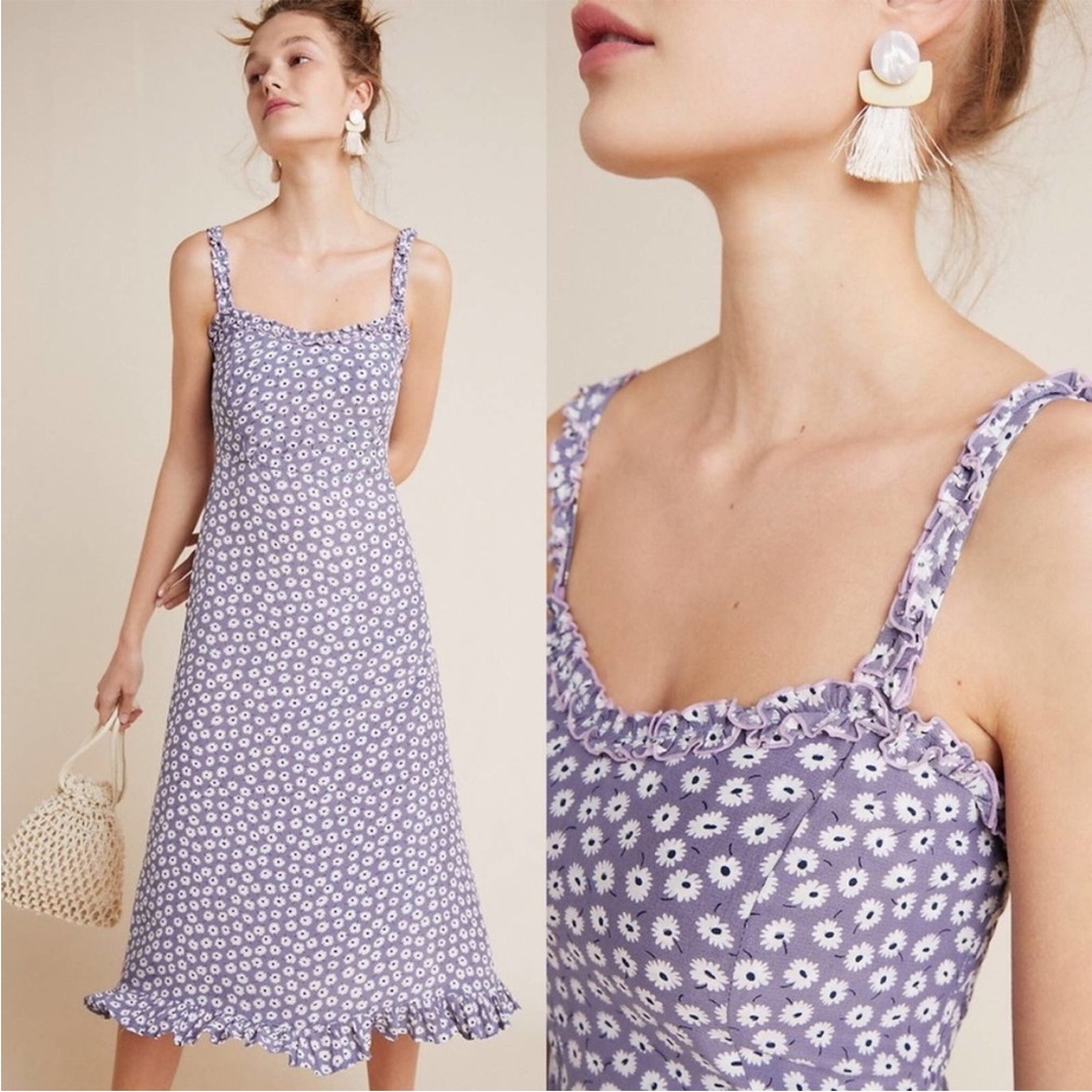 NWOT Faithful the Brand Noemie Danica Midi Dress Flora
